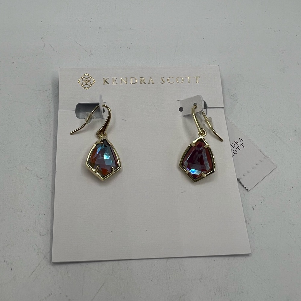 Kendra Scott drop earrings NWT and dust bag - Picture 2 of 4